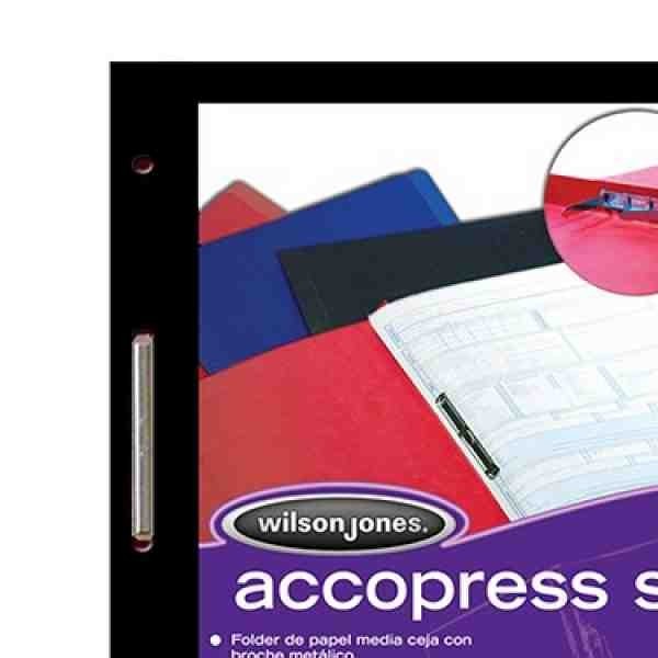 FOLDER CBROCHE CTA. NEGRO ACCOPRESS P-0943 PZA